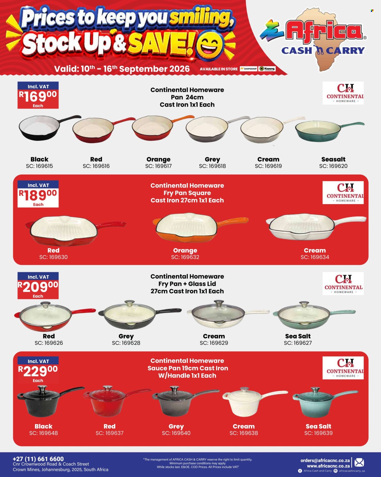 Africa Cash & Carry specials - 10/09/2026 - 16/09/2026. Page 49