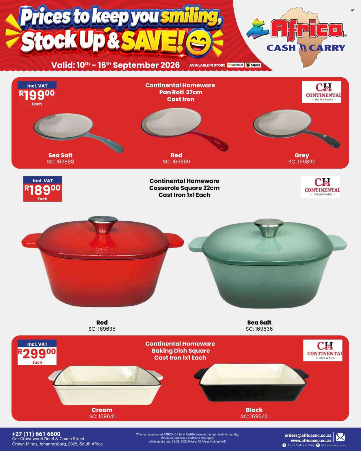 Africa Cash & Carry specials - 10/09/2026 - 16/09/2026. Page 51