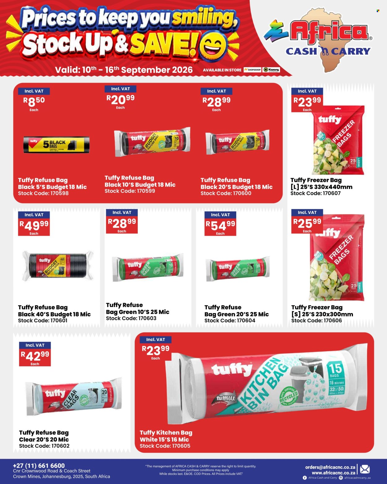 Africa Cash & Carry specials - 10/09/2026 - 16/09/2026. Page 53