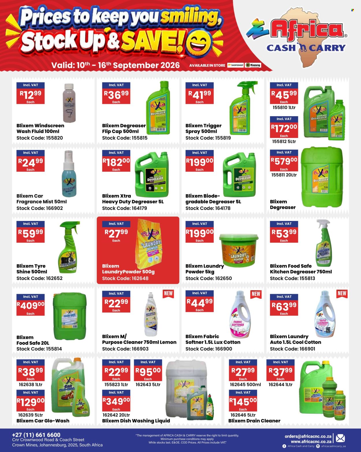 Africa Cash & Carry specials - 10/09/2026 - 16/09/2026. Page 57