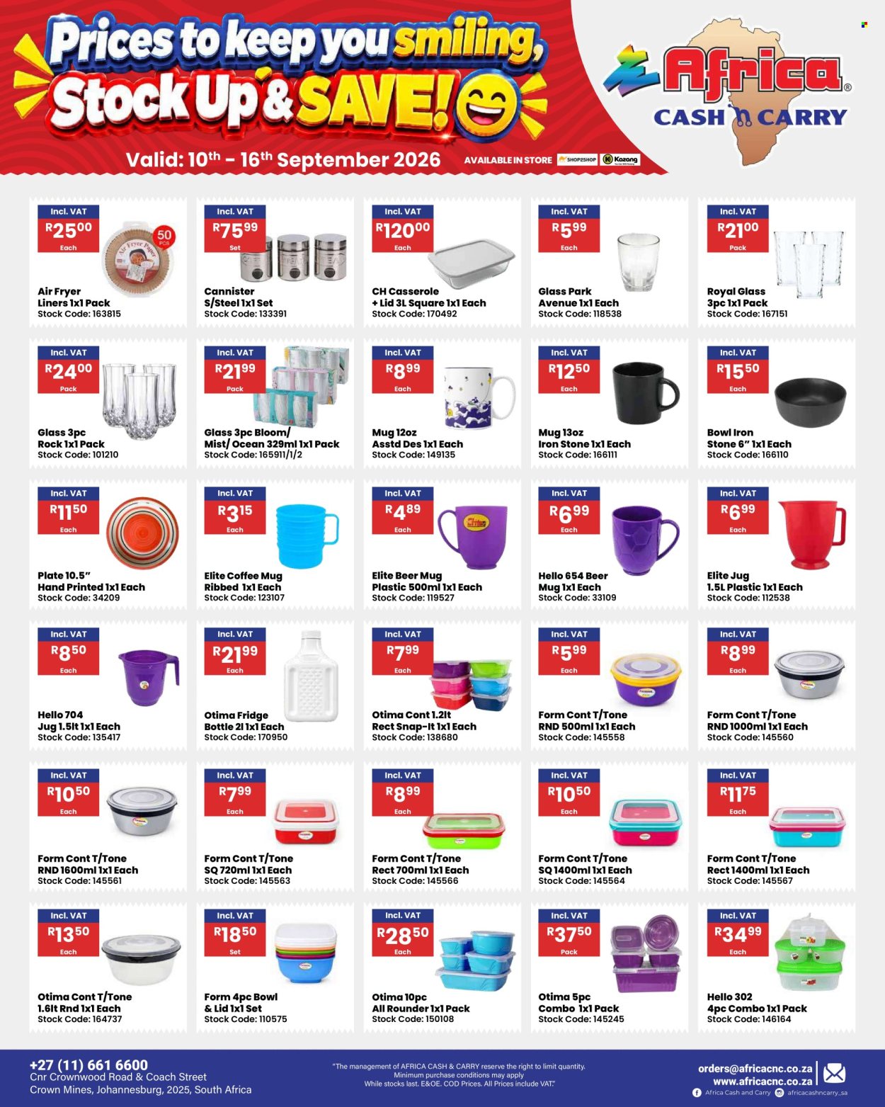Africa Cash & Carry specials - 10/09/2026 - 16/09/2026. Page 58