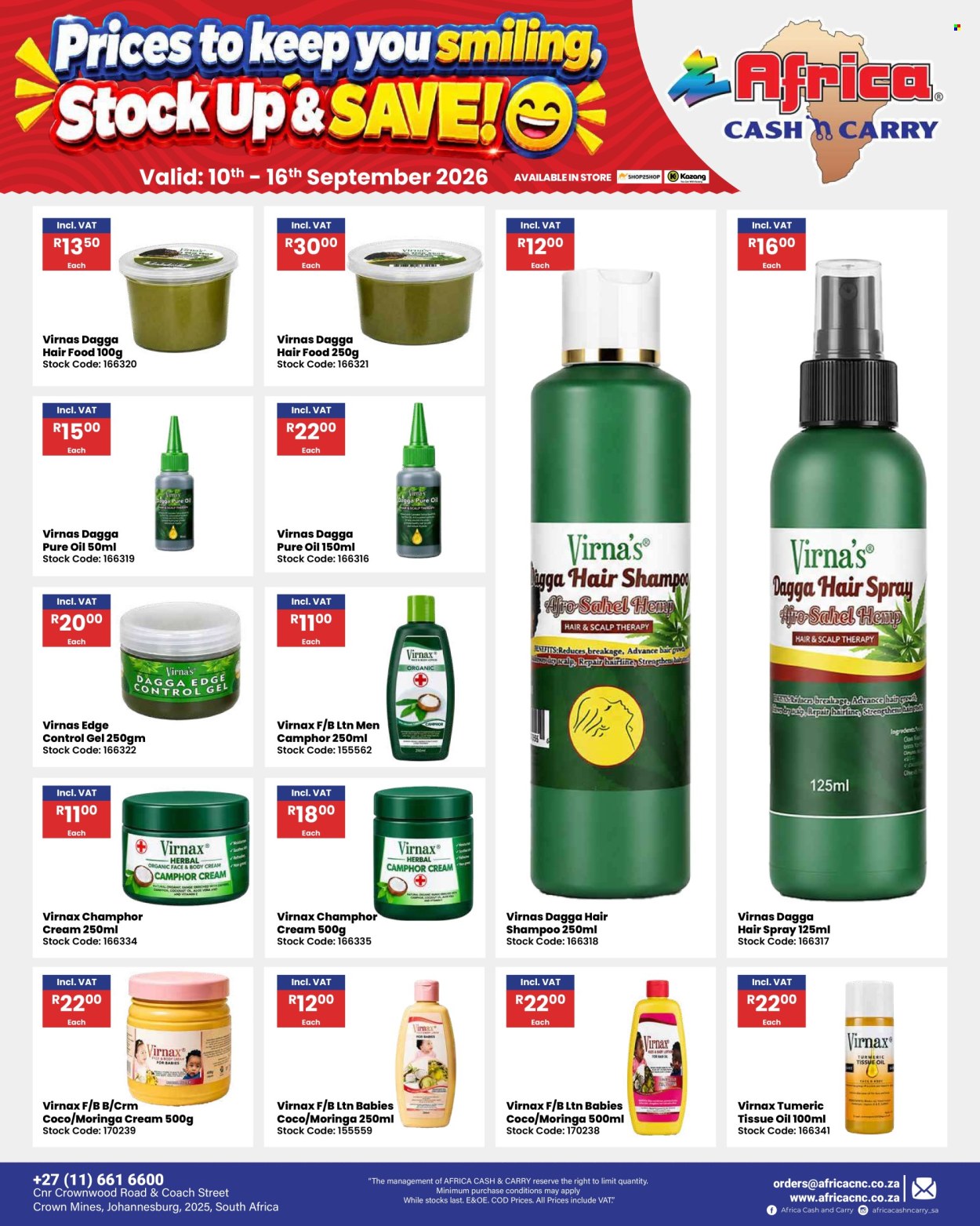 Africa Cash & Carry specials - 10/09/2026 - 16/09/2026. Page 66