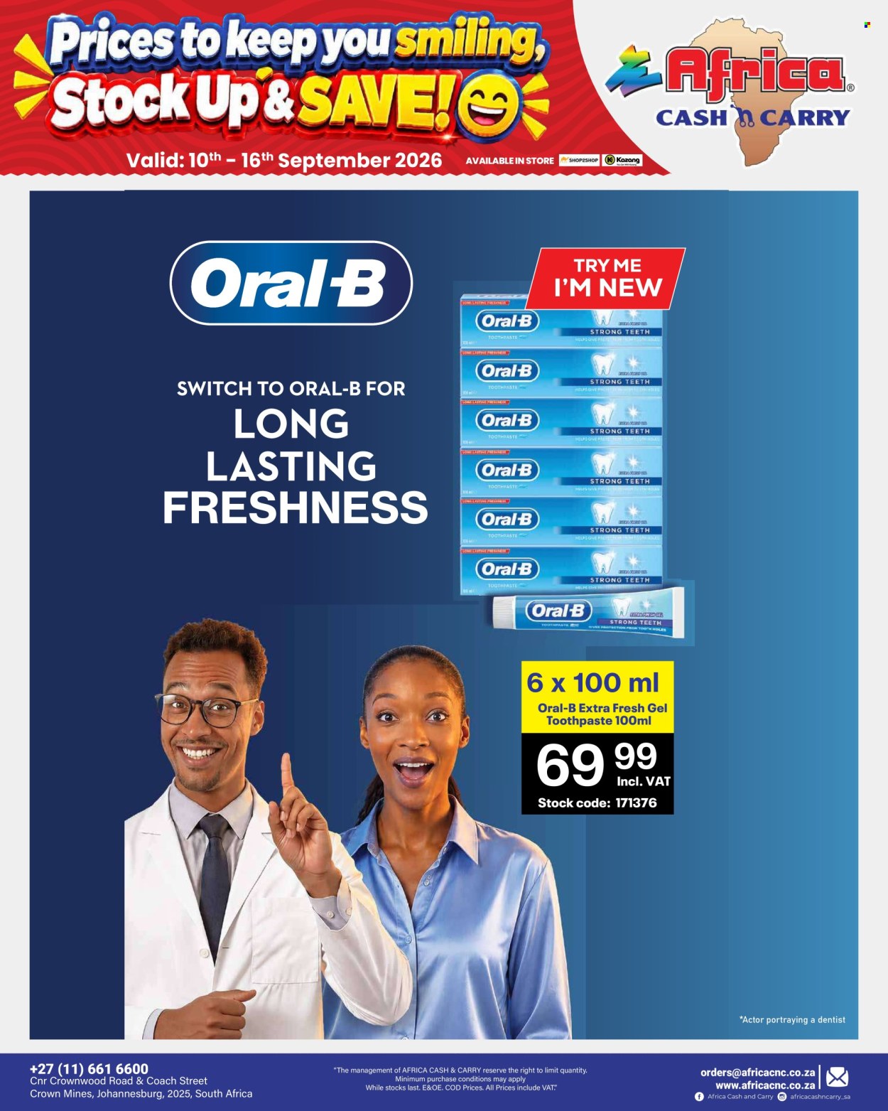 Africa Cash & Carry specials - 10/09/2026 - 16/09/2026. Page 73