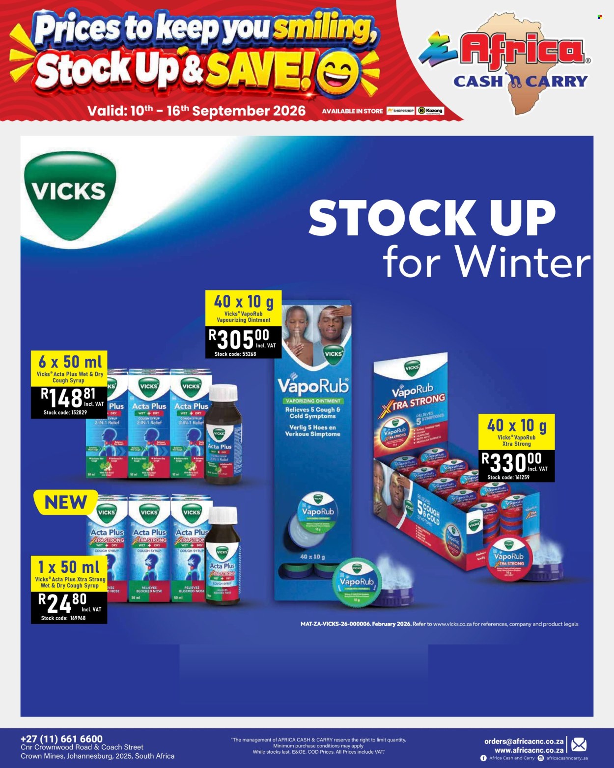 Africa Cash & Carry specials - 10/09/2026 - 16/09/2026. Page 74