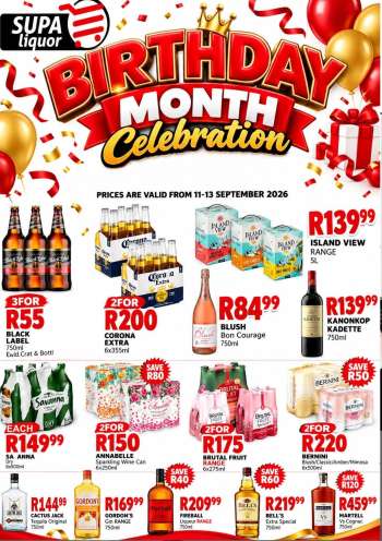 Supa Store catalogue  - 11/09/2026 - 13/09/2026.