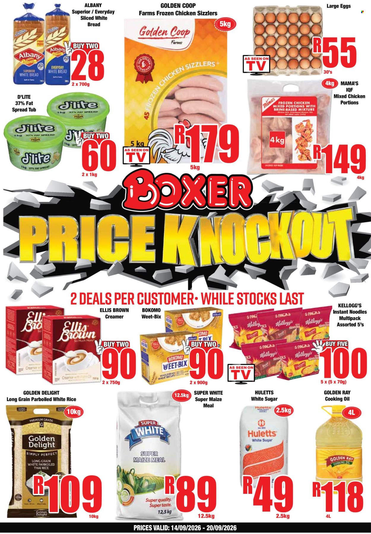Boxer specials - 14/09/2026 - 20/09/2026. Page 1