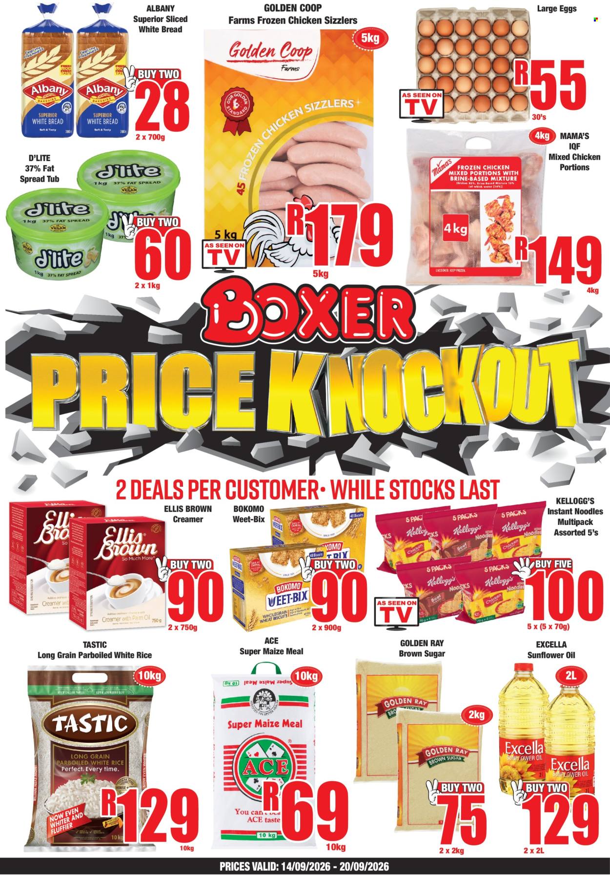 Boxer specials - 14/09/2026 - 20/09/2026. Page 1