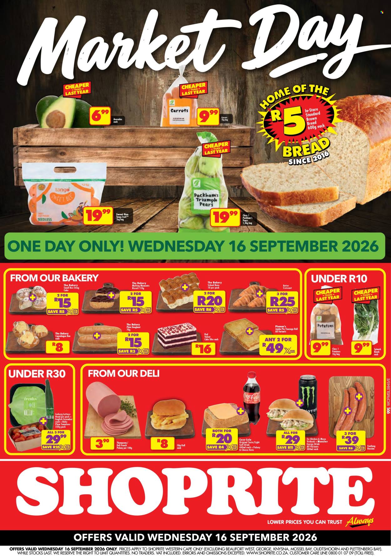 Shoprite specials - 16/09/2026 - 16/09/2026. Page 1