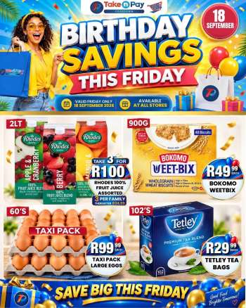 Take n Pay catalogue  - 18/09/2026 - 18/09/2026.