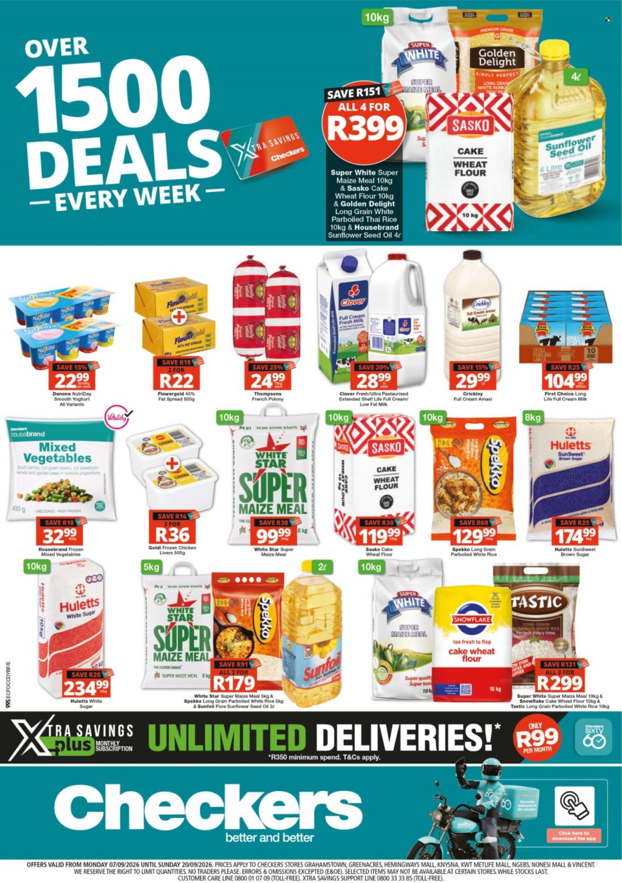 Checkers specials - 07/09/2026 - 20/09/2026. Page 1