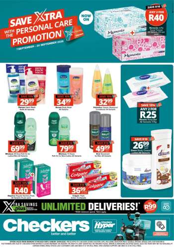 Checkers catalogue  - 07/09/2026 - 20/09/2026.