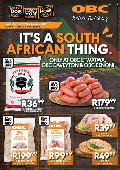 OBC specials - 16/09/2026 - 27/09/2026. Page 1