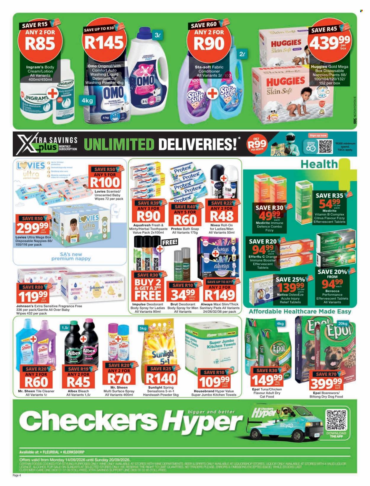 Checkers specials - 14/09/2026 - 20/09/2026. Page 4
