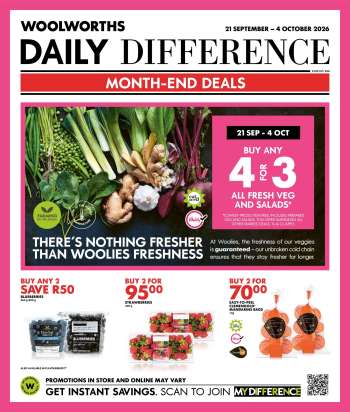 Woolworths catalogue  - 21/09/2026 - 04/10/2026.