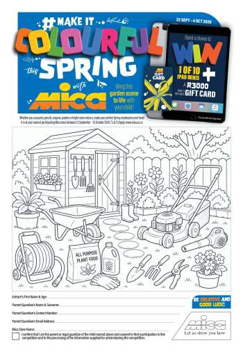 Mica catalogue  - 22/09/2026 - 04/10/2026.