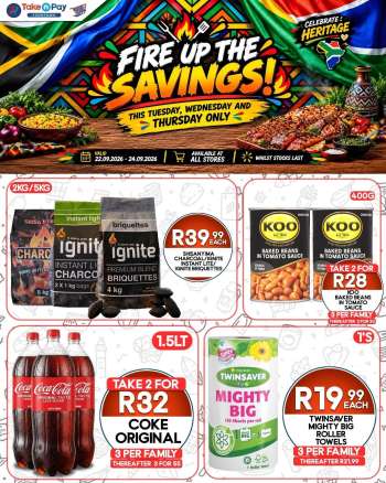 Take n Pay catalogue  - 22/09/2026 - 24/09/2026.