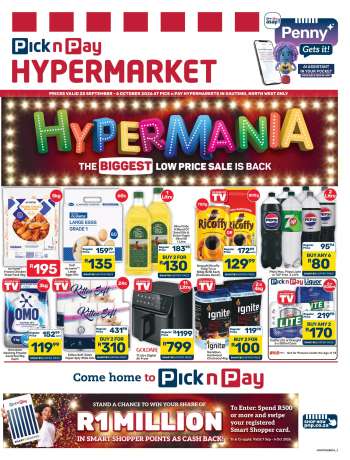 Pick n Pay Hypermarket catalogue  - 25/09/2026 - 06/10/2026.