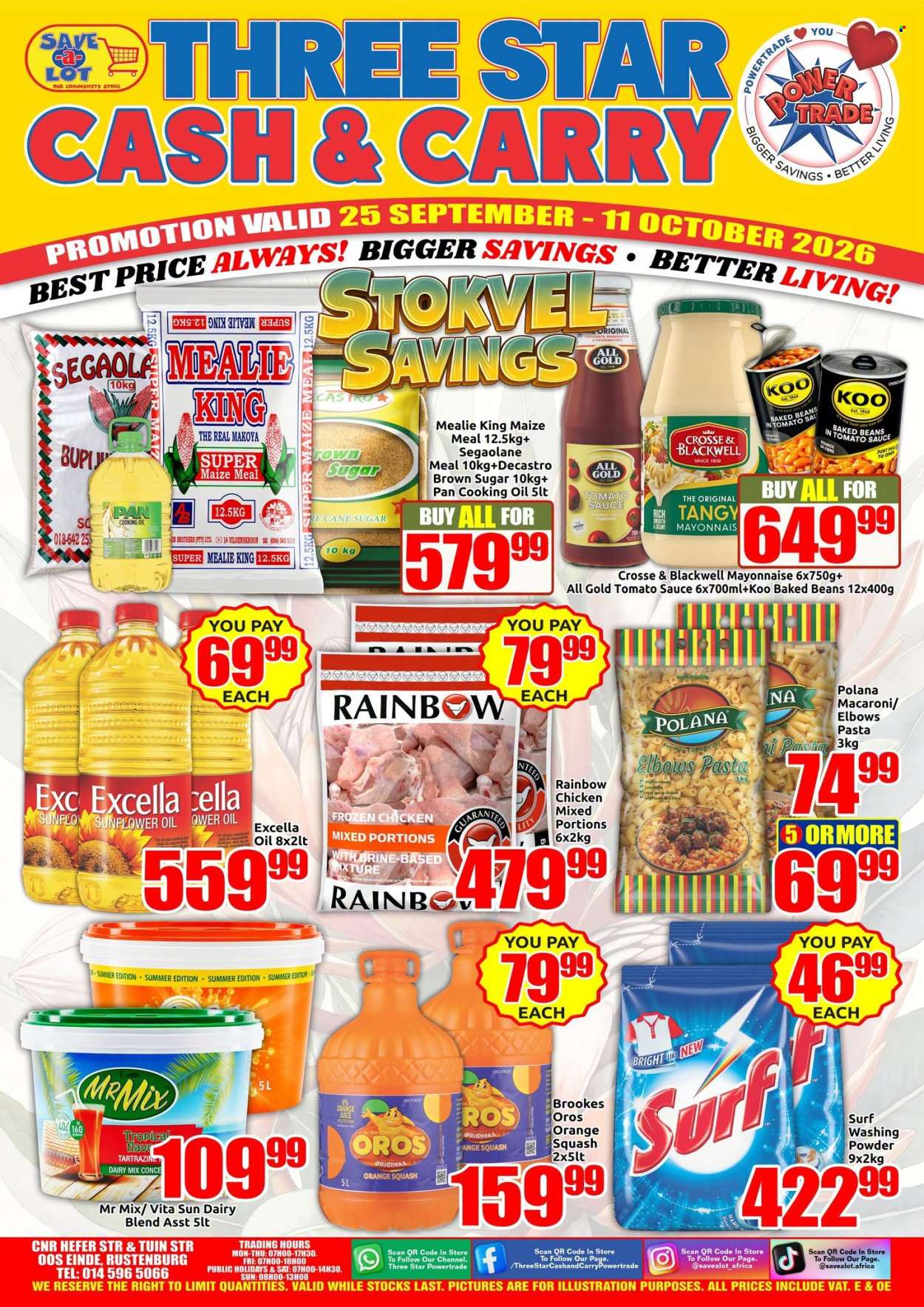 Three Star Cash and Carry specials - 25/09/2026 - 11/10/2026. Page 1