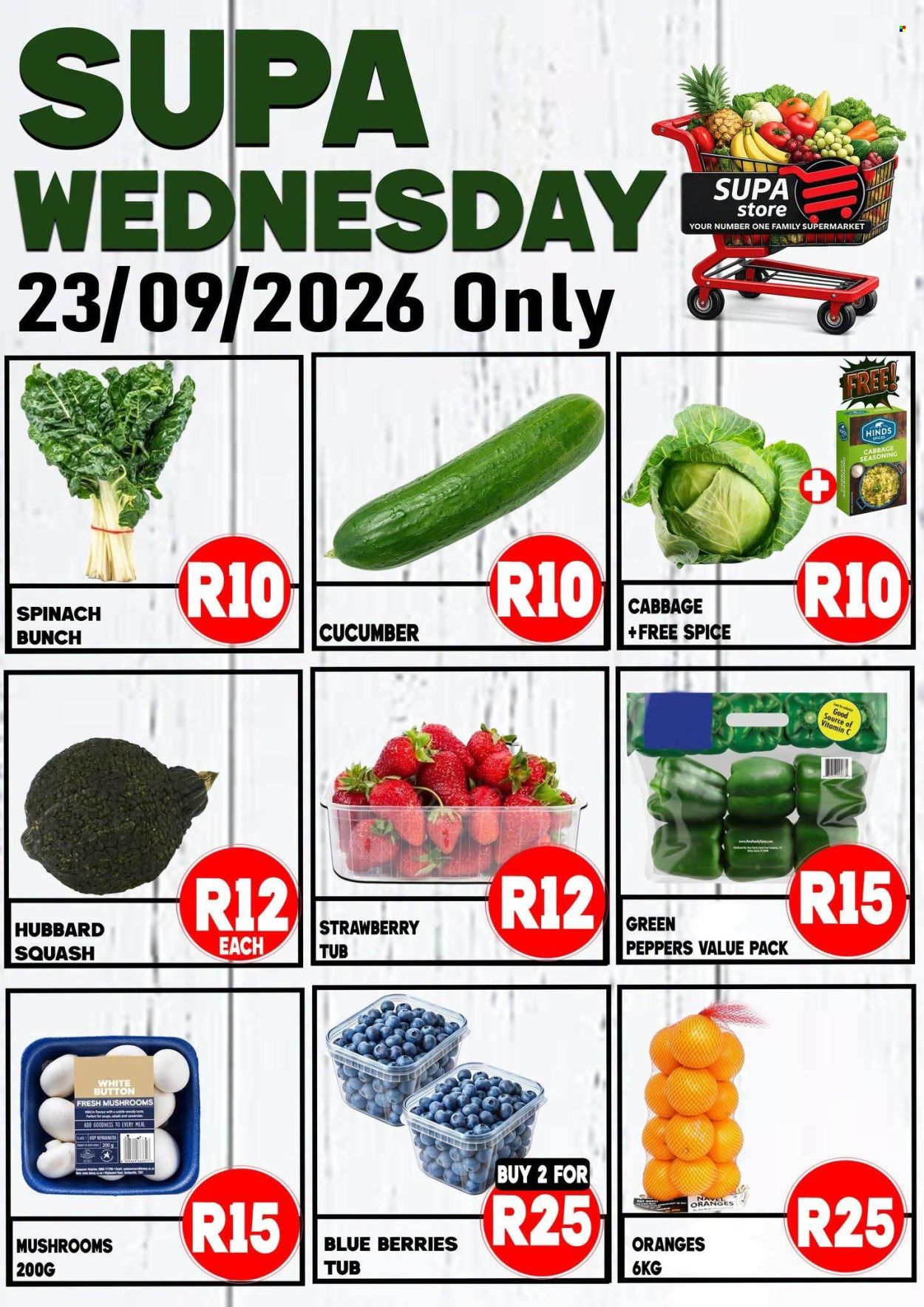 Supa Store specials - 23/09/2026 - 23/09/2026. Page 1
