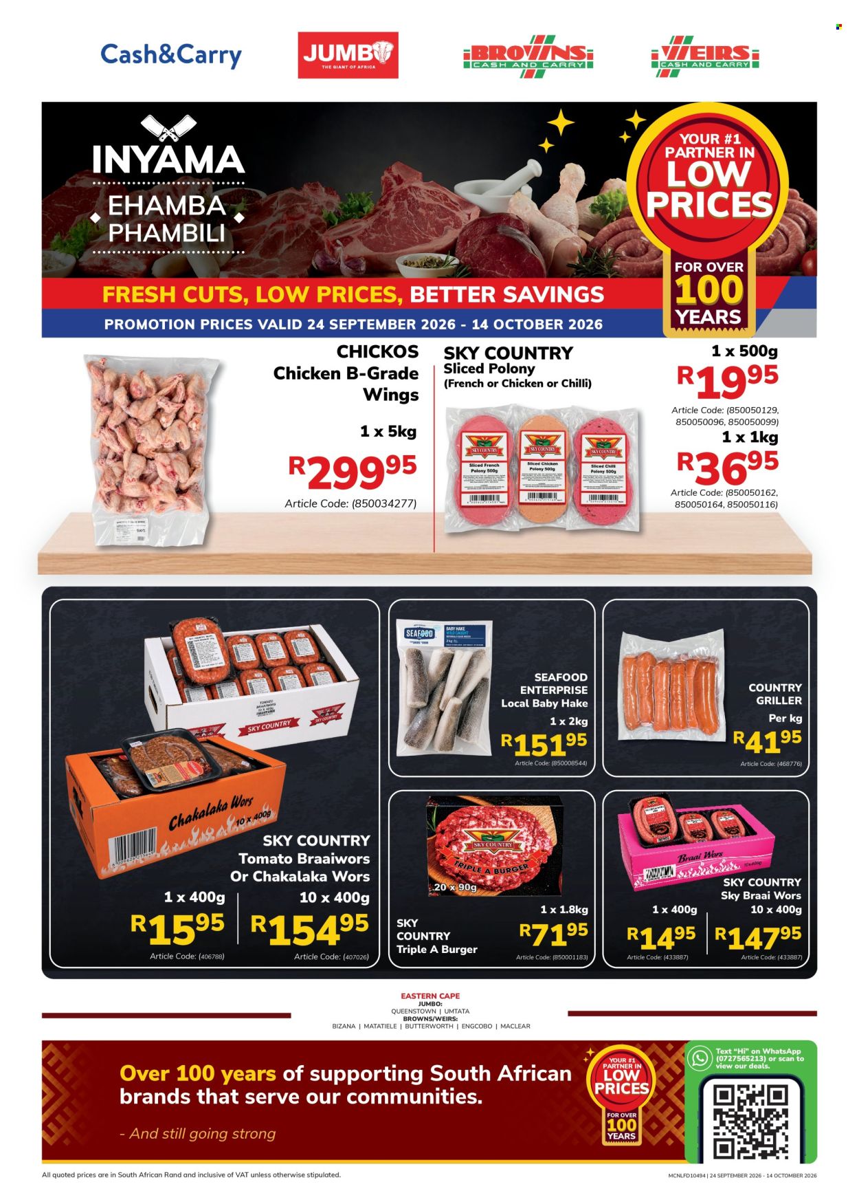 Jumbo Cash & Carry specials - 24/09/2026 - 14/10/2026. Page 1