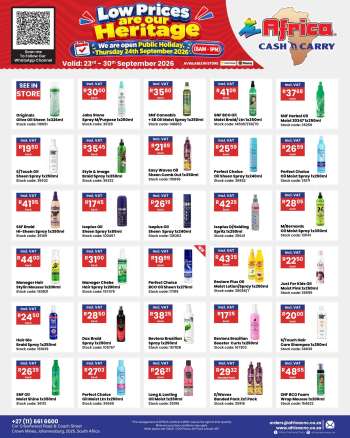 Africa Cash & Carry catalogue  - 23/09/2026 - 30/09/2026.