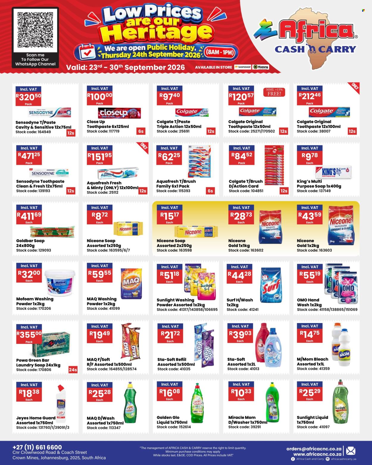 Africa Cash & Carry specials - 23/09/2026 - 30/09/2026. Page 16