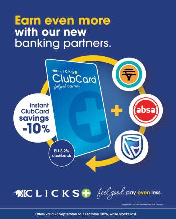 Clicks catalogue  - 23/09/2026 - 07/10/2026.