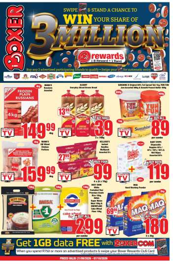 Boxer catalogue  - 21/09/2026 - 07/10/2026.