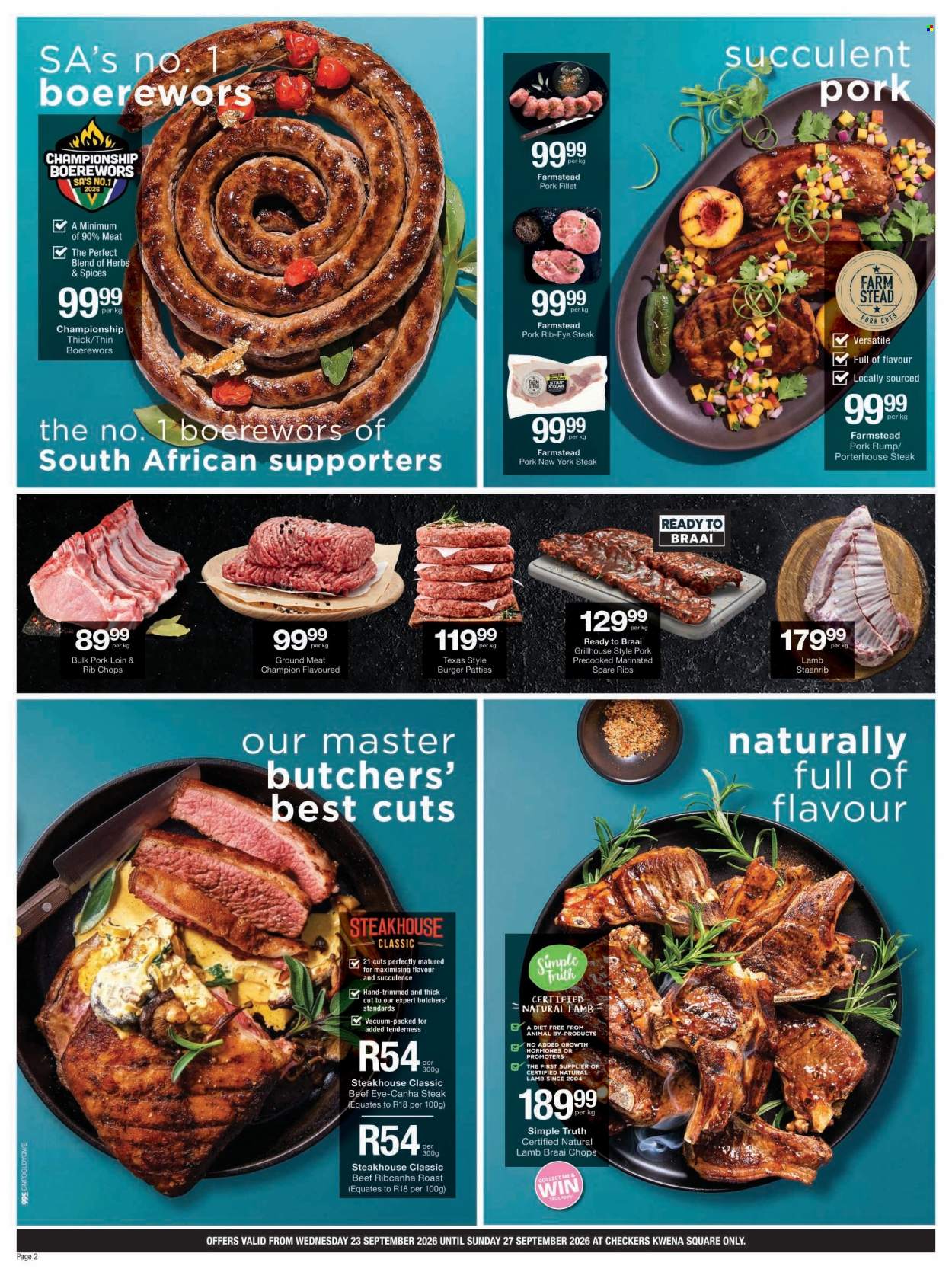 Checkers specials - 23/09/2026 - 27/09/2026. Page 2