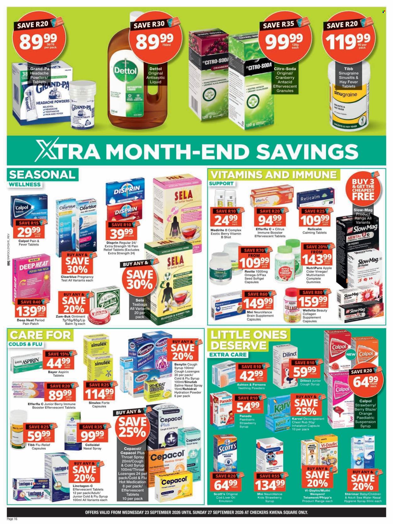 Checkers specials - 23/09/2026 - 27/09/2026. Page 16