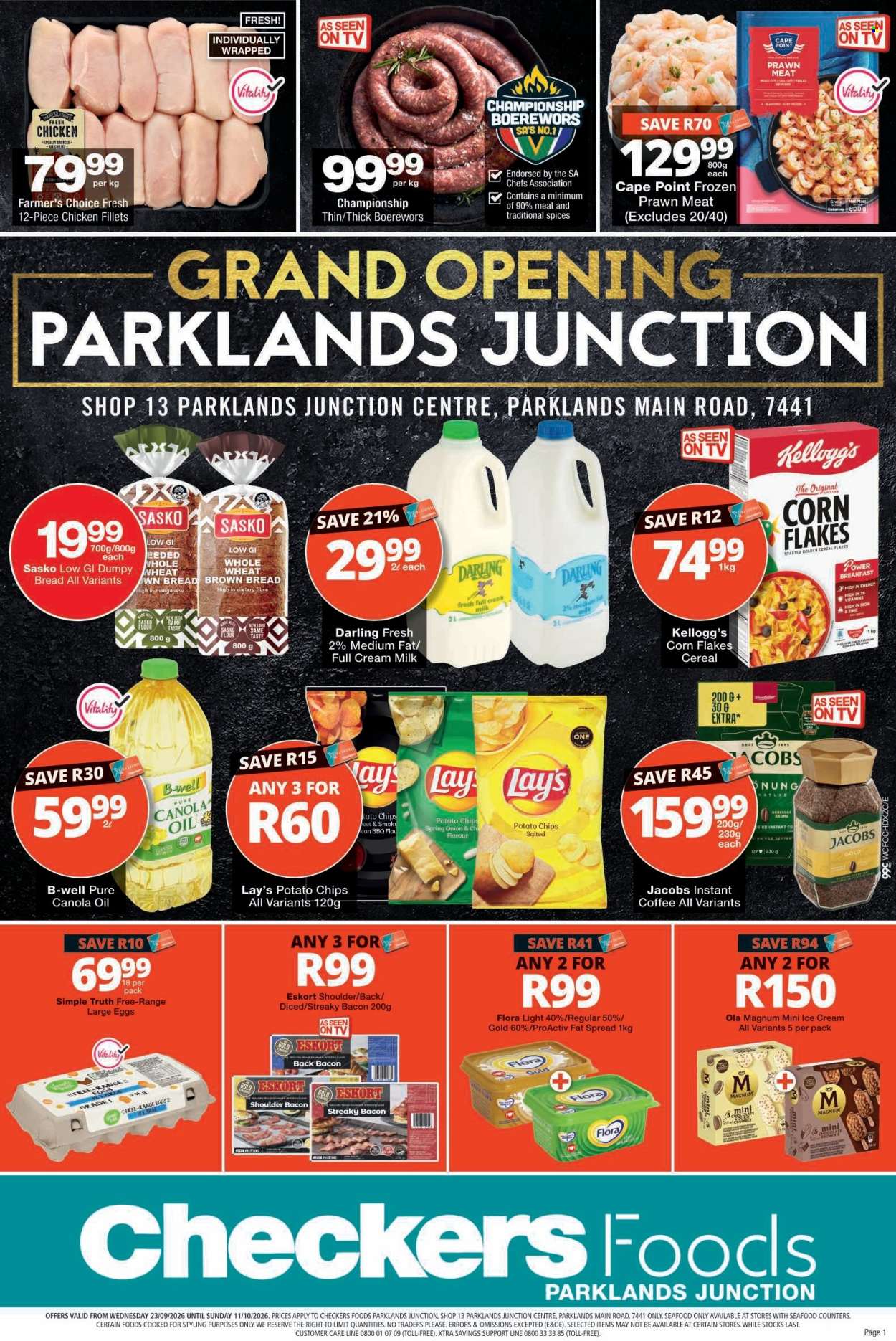 Checkers specials - 23/09/2026 - 11/10/2026. Page 1