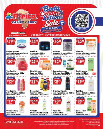 Africa Cash & Carry catalogue  - 24/09/2026 - 30/09/2026.