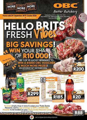 OBC catalogue  - 24/09/2026 - 11/10/2026.