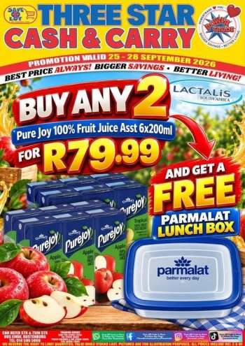Three Star Cash and Carry catalogue  - 25/09/2026 - 28/09/2026.
