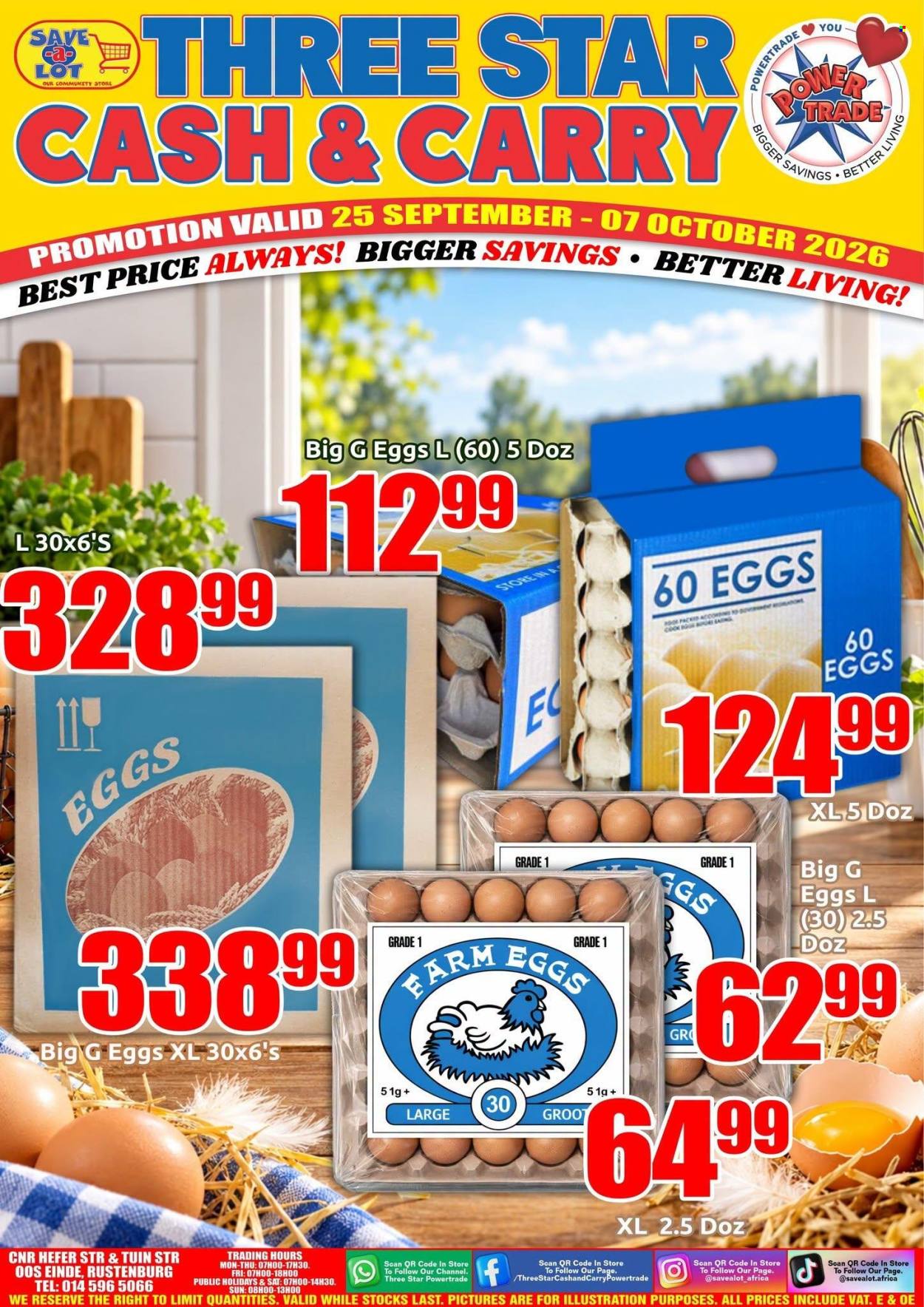 Three Star Cash and Carry specials - 25/09/2026 - 07/10/2026. Page 1