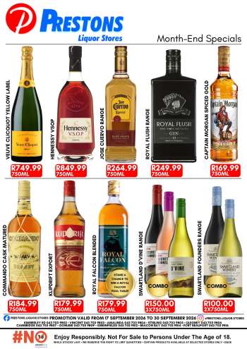 Prestons Liquor Stores catalogue  - 17/09/2026 - 30/09/2026.