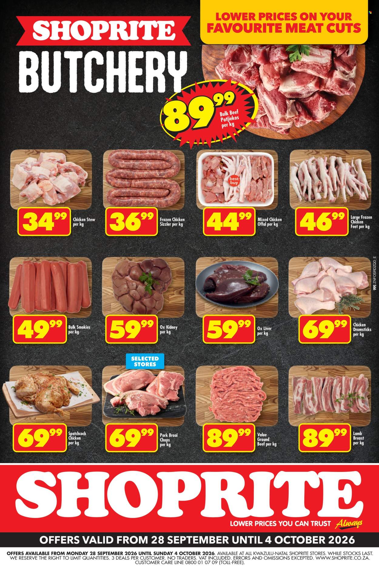Shoprite specials - 28/09/2026 - 04/10/2026. Page 1