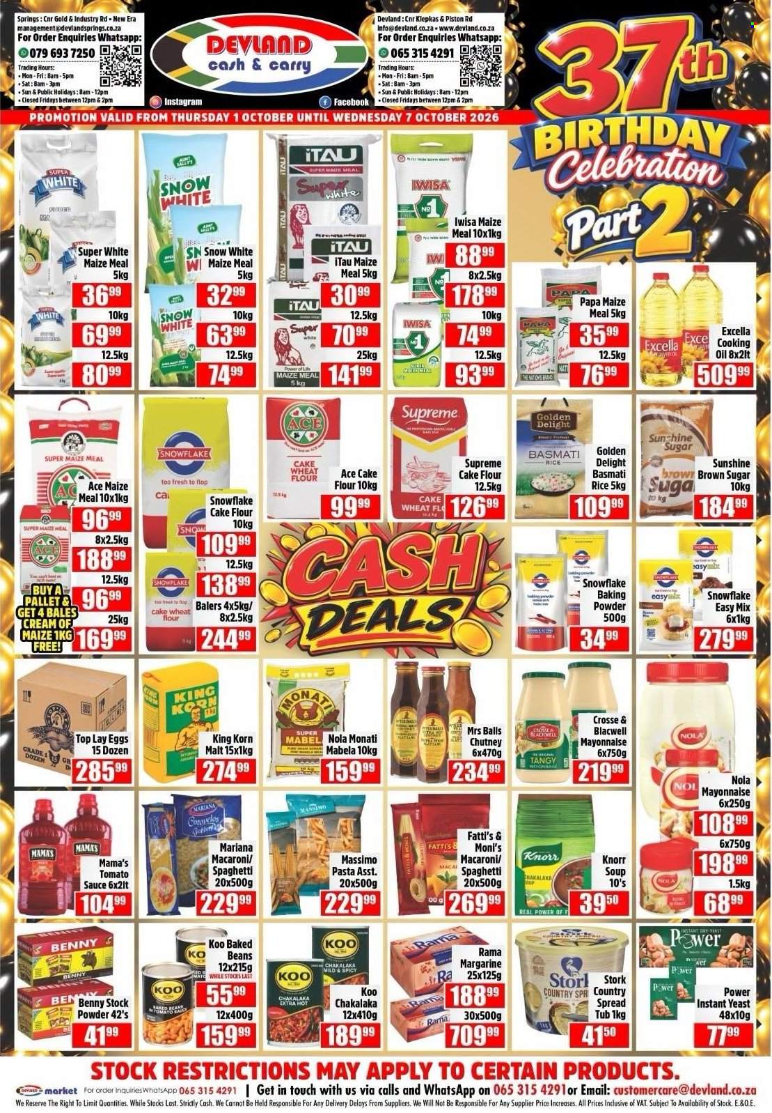 Devland specials - 01/10/2026 - 07/10/2026. Page 1