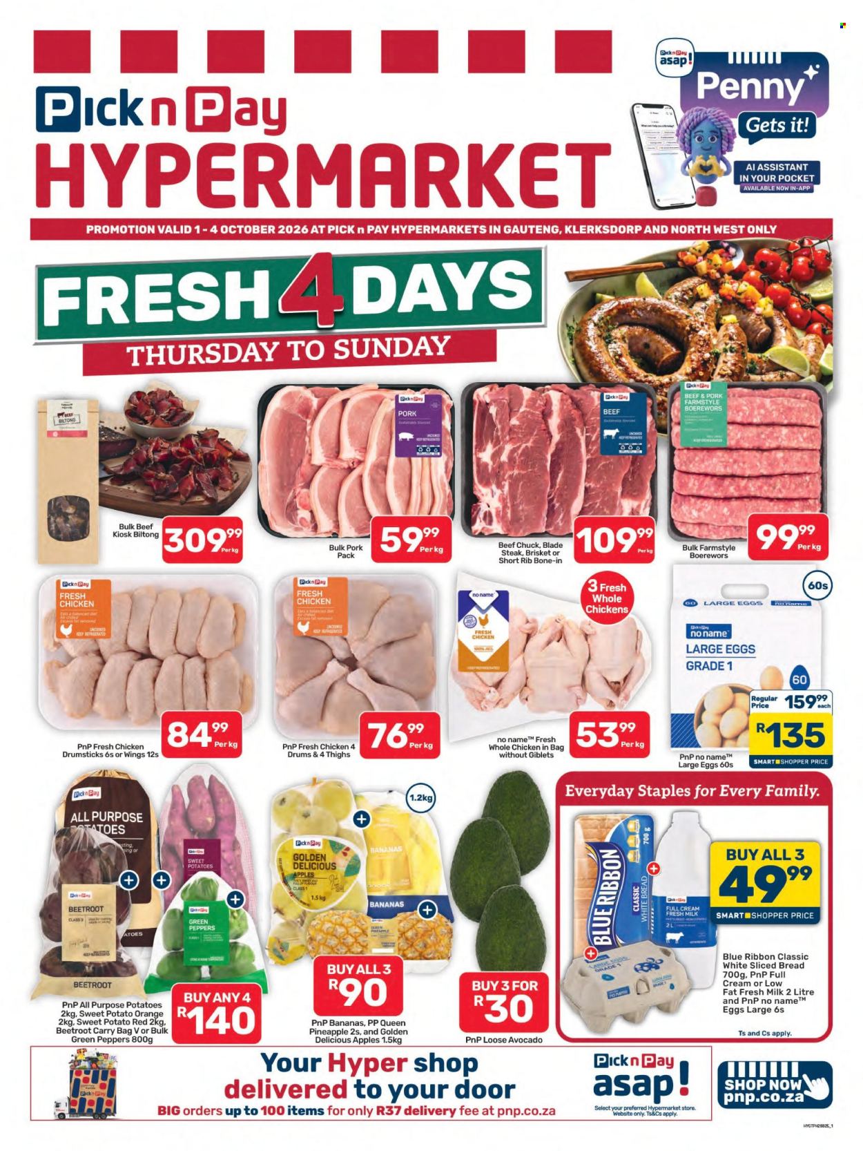 Pick n Pay Hypermarket specials - 01/10/2026 - 04/10/2026. Page 1