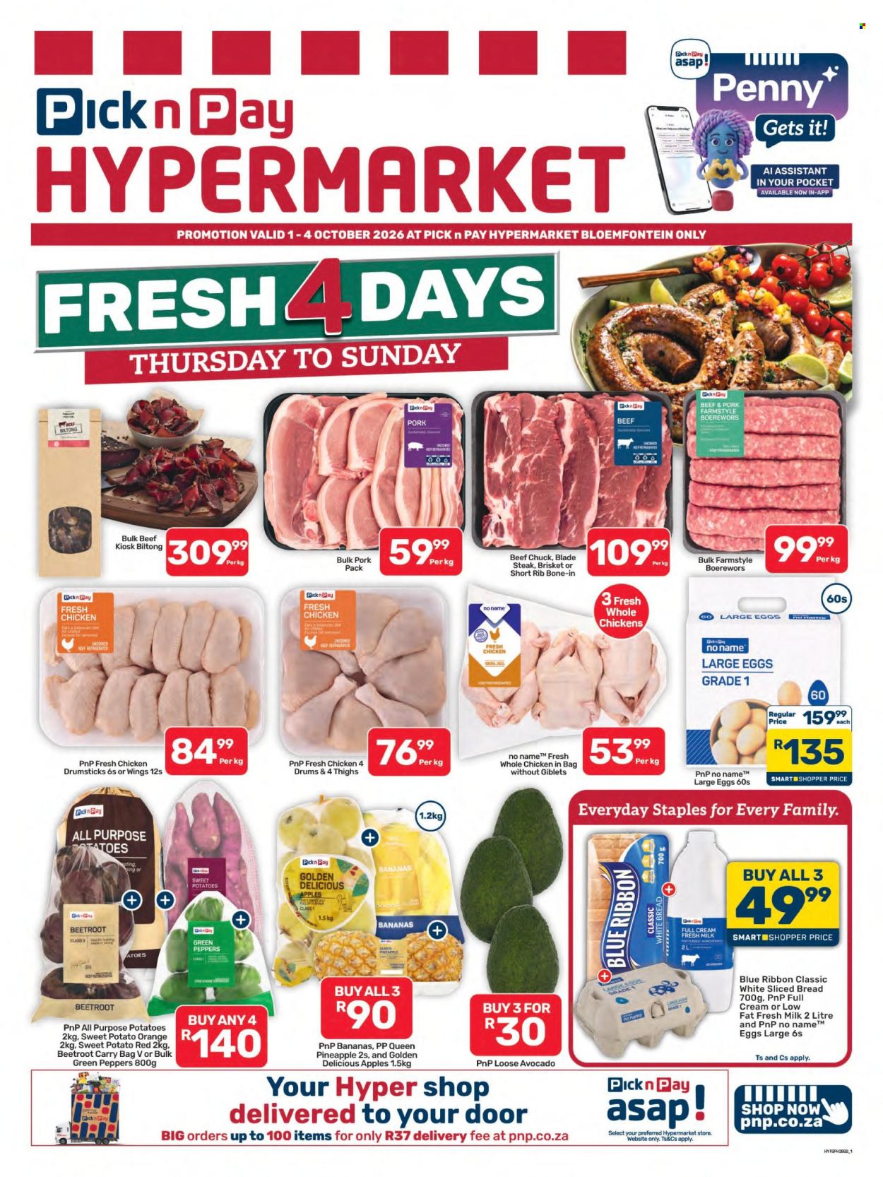 Pick n Pay Hypermarket specials - 01/10/2026 - 04/10/2026. Page 1