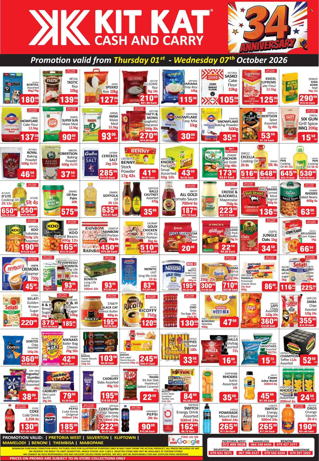 Kit Kat Cash & Carry specials - 01/10/2026 - 07/10/2026. Page 1