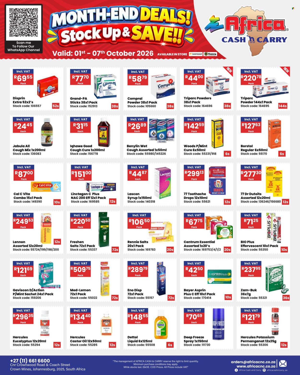 Africa Cash & Carry specials - 01/10/2026 - 07/10/2026. Page 8