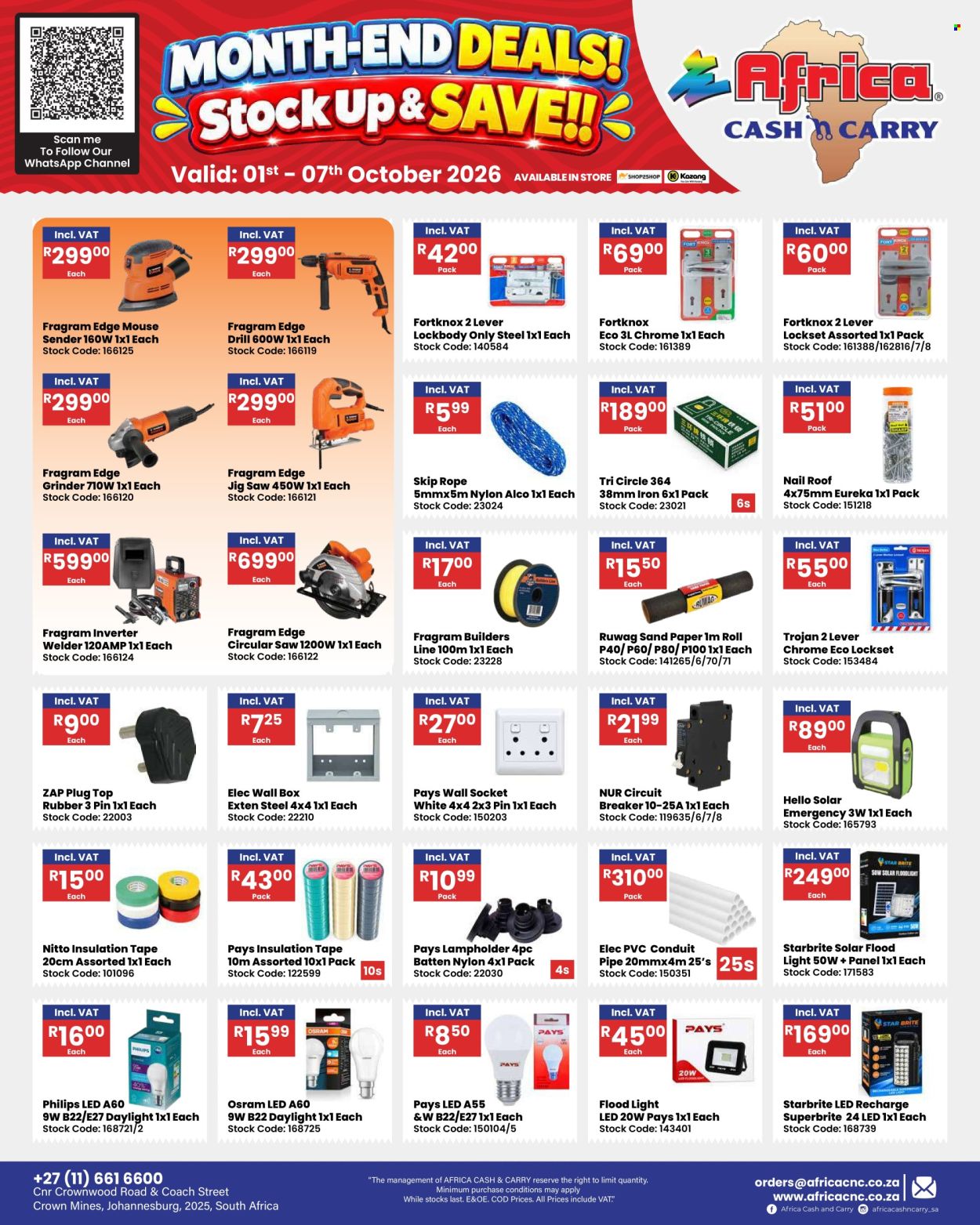 Africa Cash & Carry specials - 01/10/2026 - 07/10/2026. Page 40
