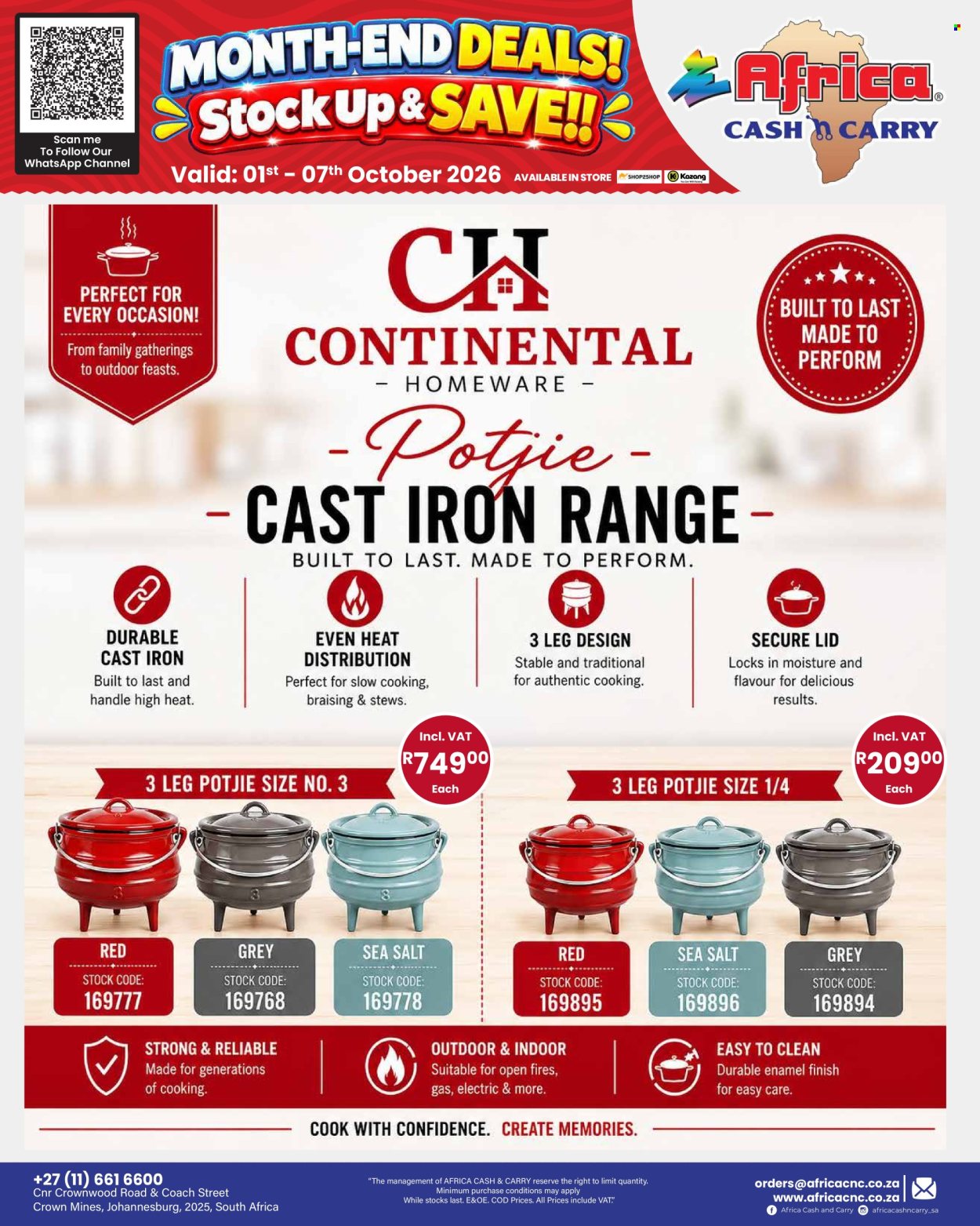 Africa Cash & Carry specials - 01/10/2026 - 07/10/2026. Page 52