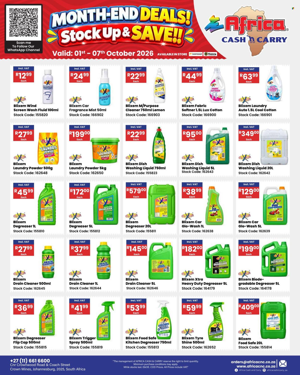 Africa Cash & Carry specials - 01/10/2026 - 07/10/2026. Page 61