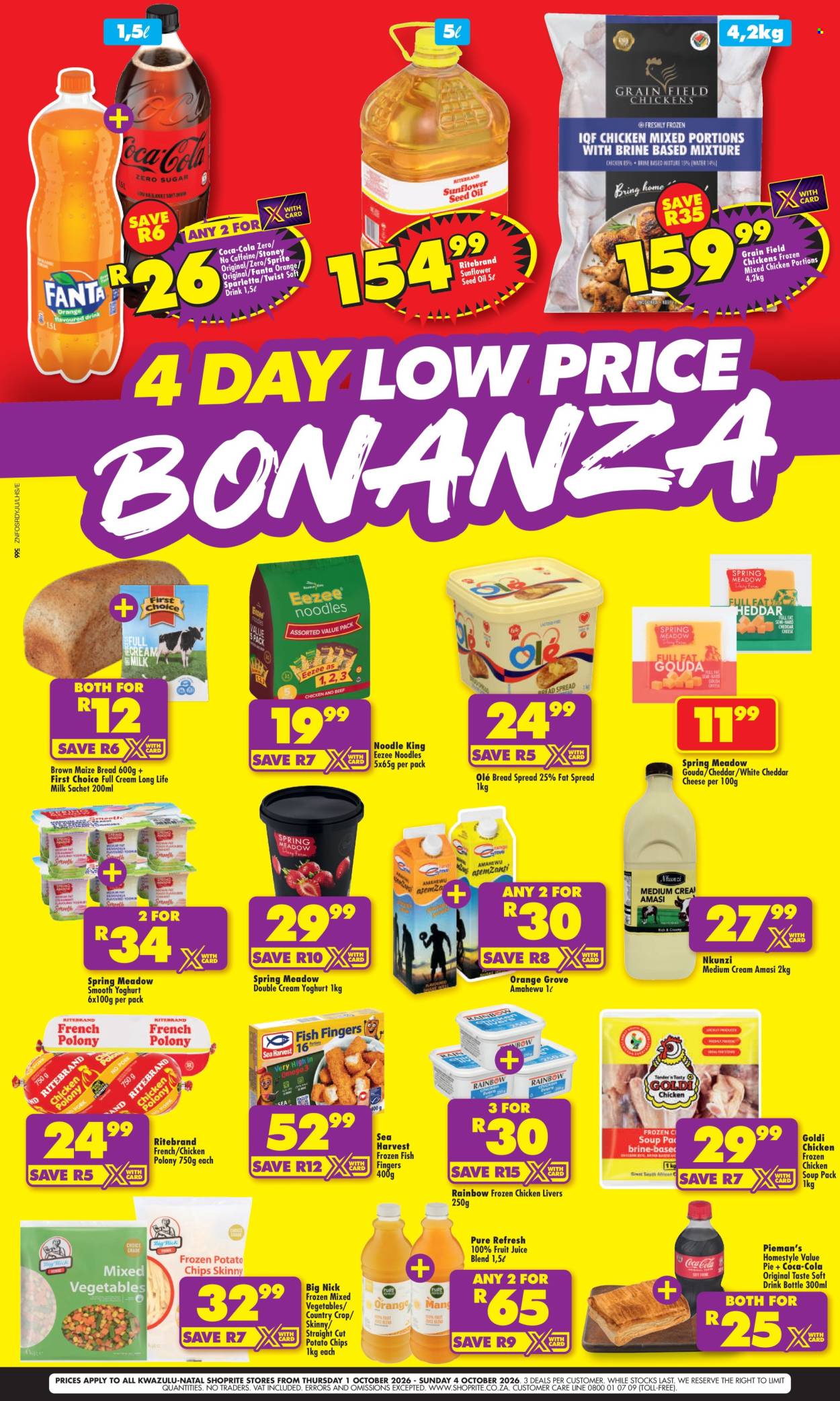 Shoprite specials - 01/10/2026 - 04/10/2026. Page 1