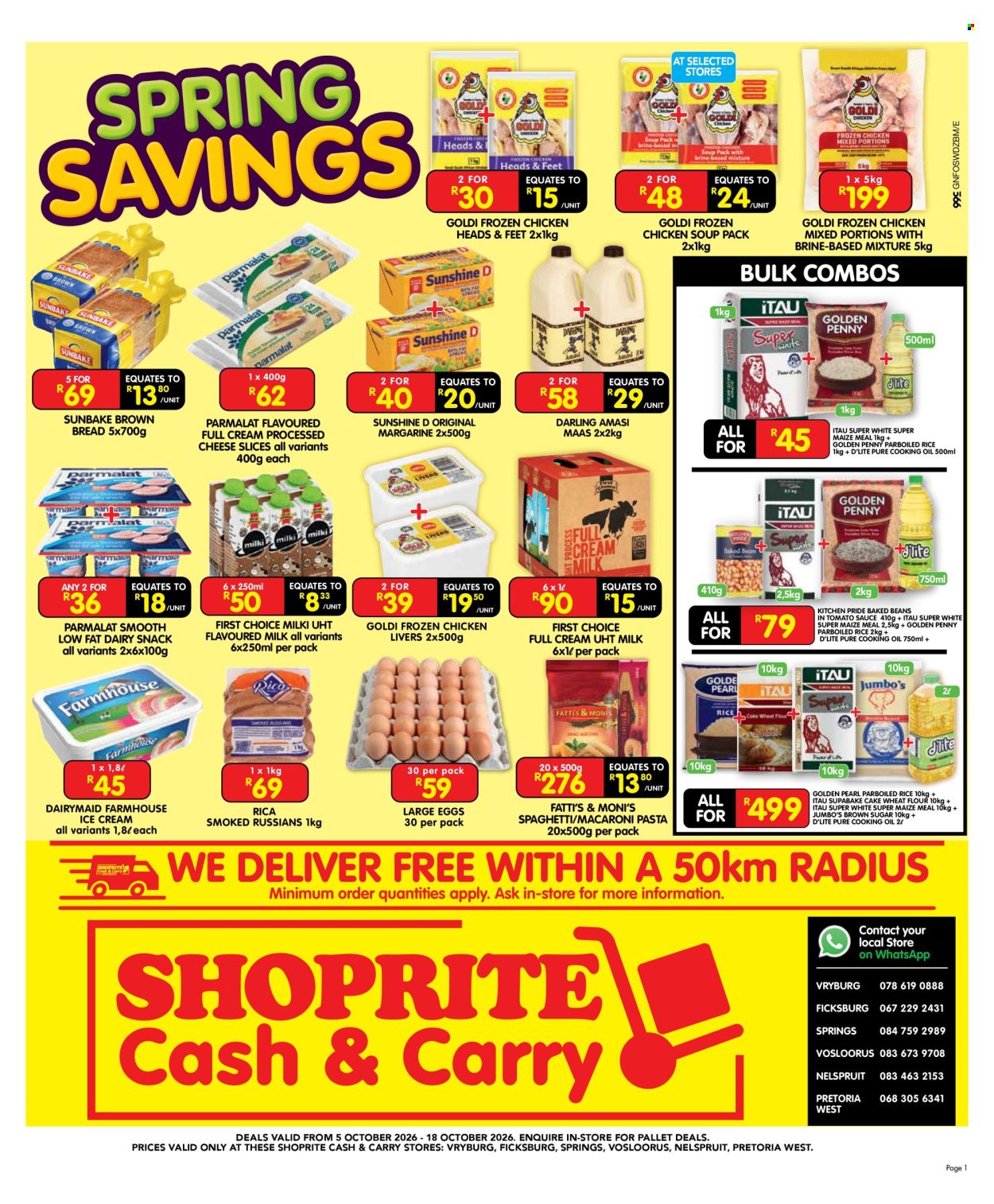 Shoprite specials - 05/10/2026 - 18/10/2026. Page 1