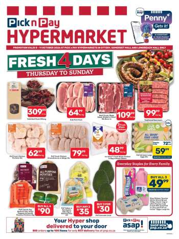 Pick n Pay catalogue  - 08/10/2026 - 11/10/2026.