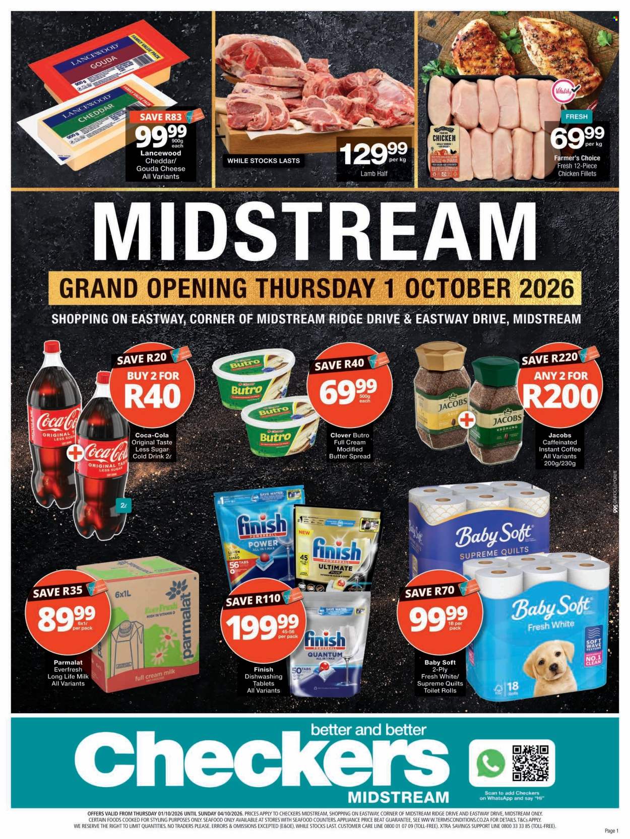 Checkers specials - 01/10/2026 - 04/10/2026. Page 1