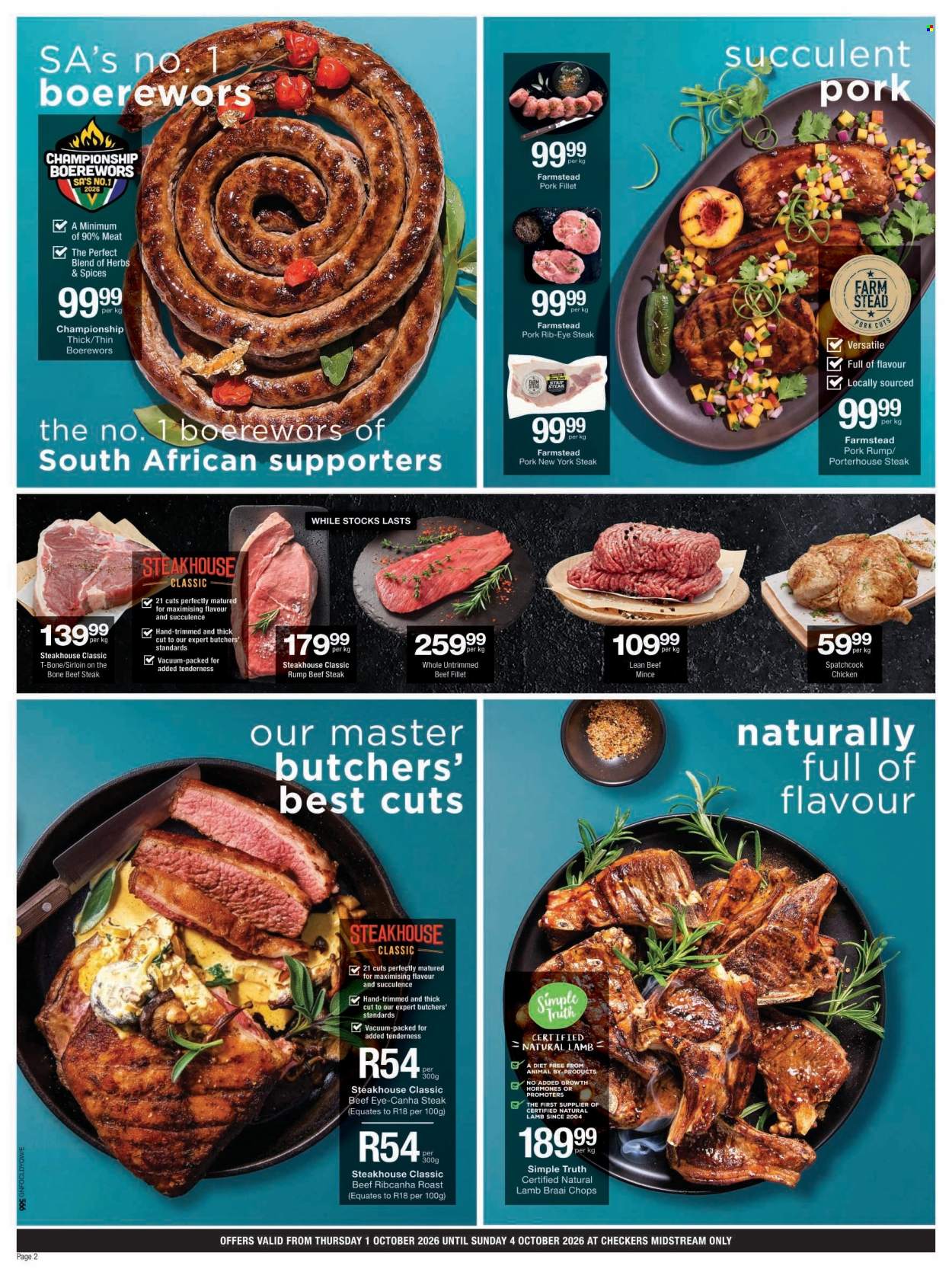 Checkers specials - 01/10/2026 - 04/10/2026. Page 2
